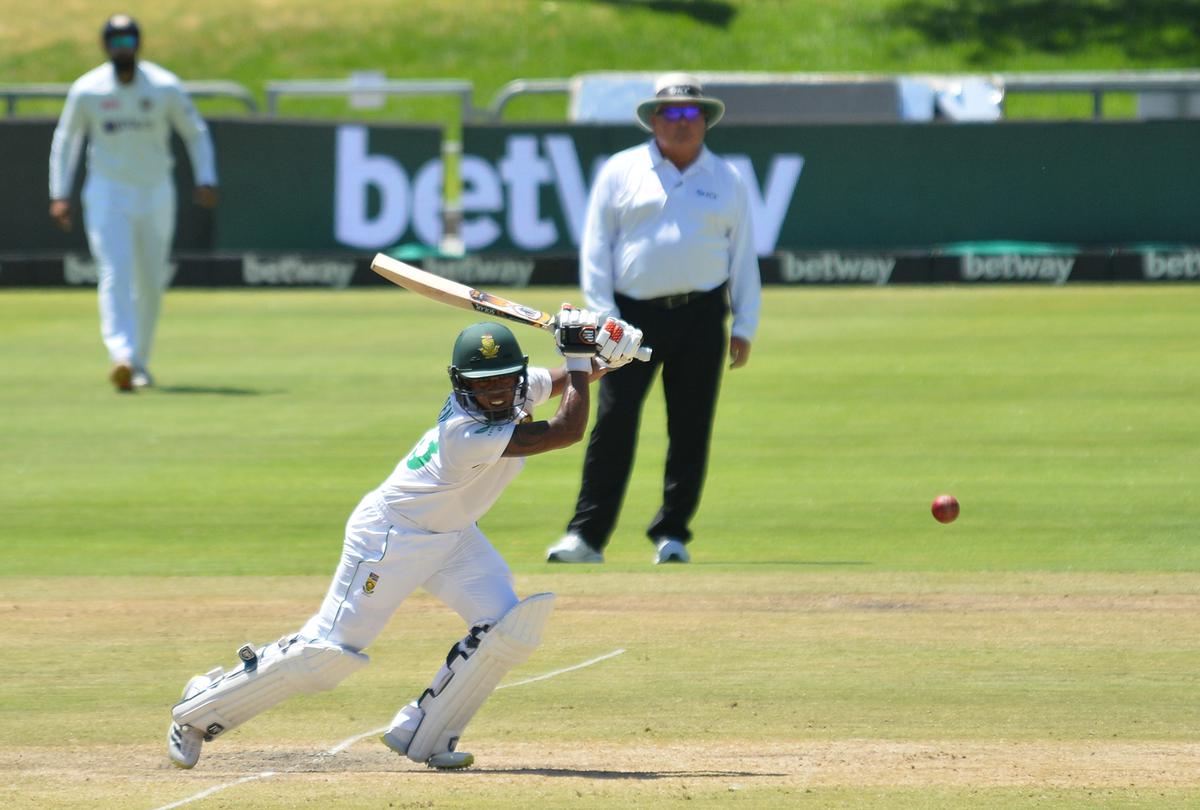 Key player: Keegan Petersen played a key role in South Africa’s last Test series win over India, making scores of 62, 72, and 82 in four innings as it came from behind to take the series 2-1. 