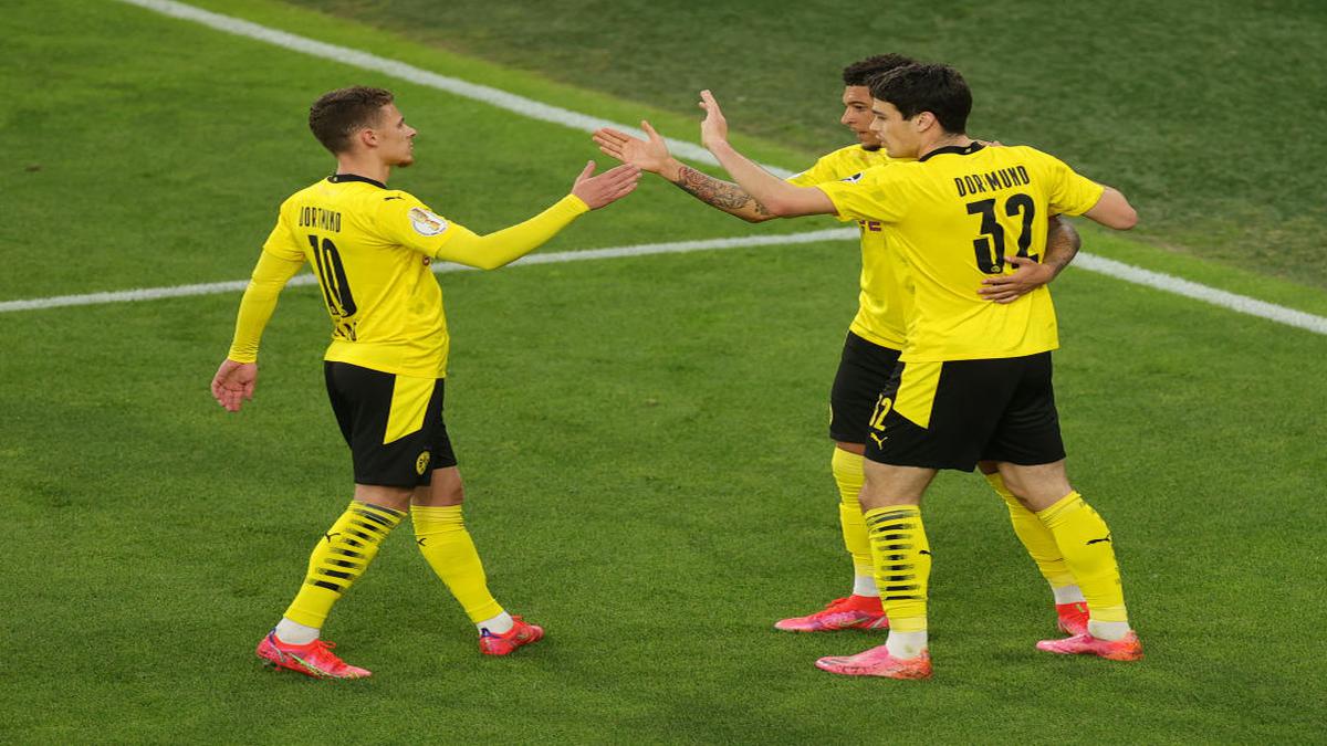 Dortmund demolishes Holstein Kiel 5-0 to reach German Cup final