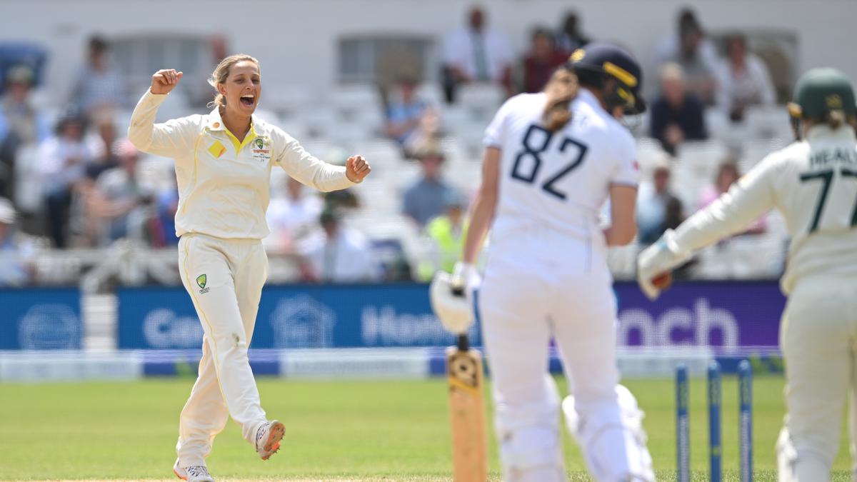 Ash Gardner becomes second woman to take eight wickets in a Test innings in Women’s Ashes