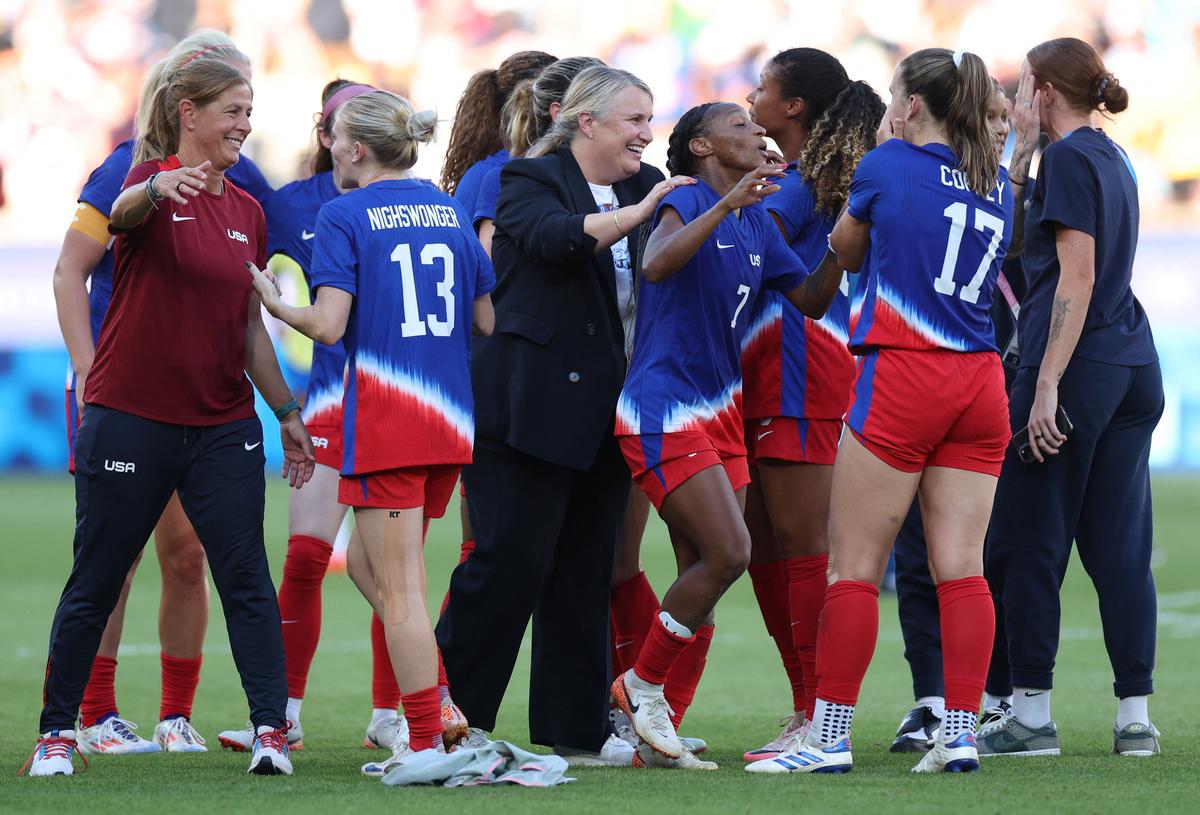 United States beats Brazil 10 to win women’s soccer gold at Paris 2025