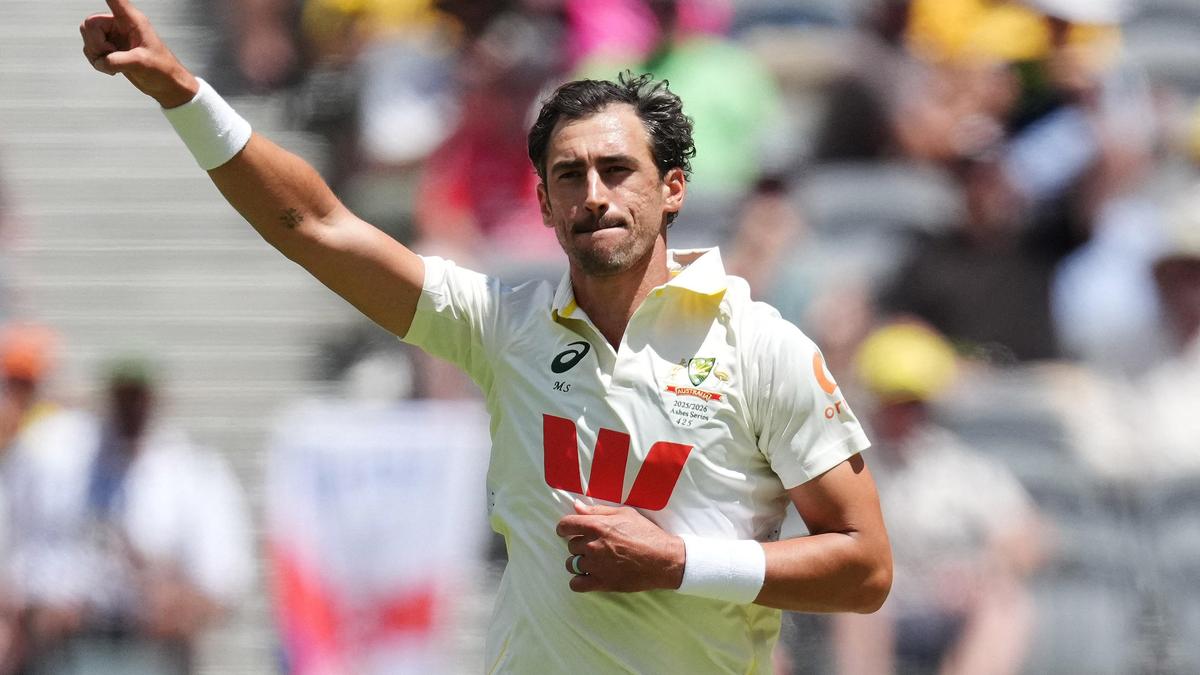Ashes 2025-26: Mitchell Starc picks career-best figures in first Australia vs England Test