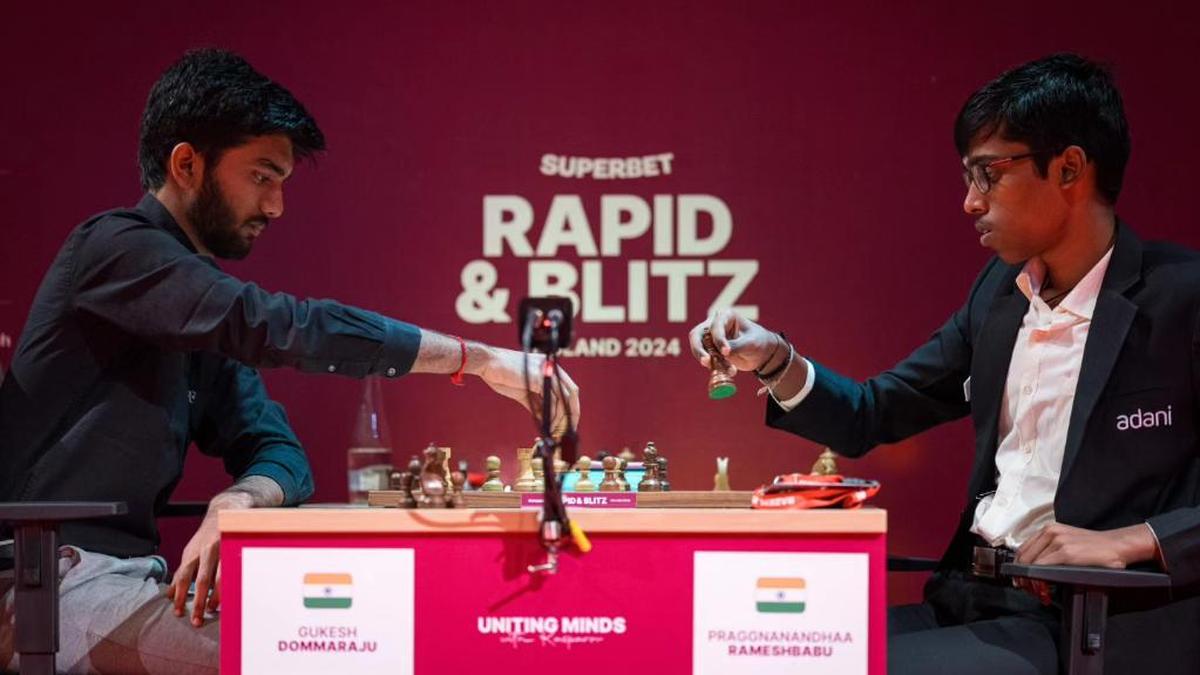Rapid and Blitz 2024, Poland: Praggnanandhaa lone third as Wei Yi wins