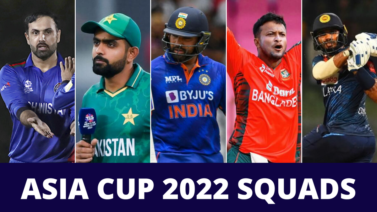 Asia Cup 2022: Full squads, players, captains list for T20 tournament