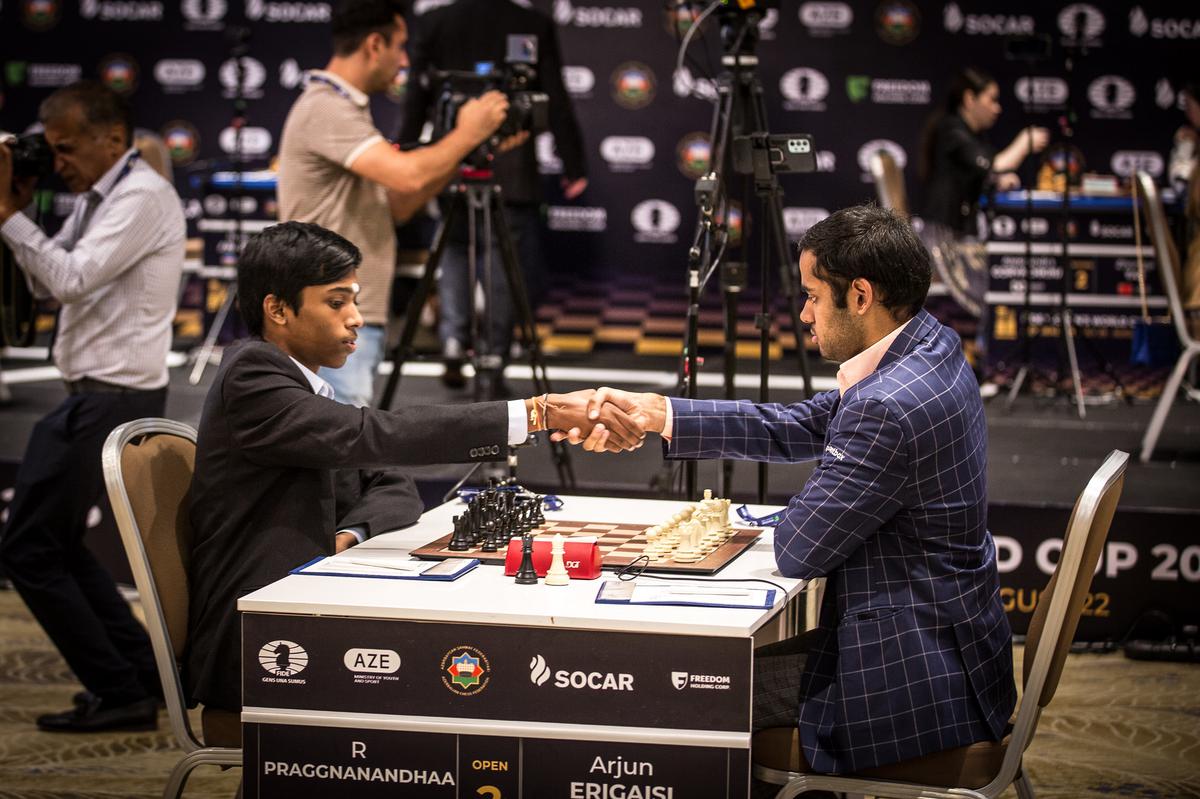 2023 Chess World Cup: Praggnanandhaa beats Erigaisi to qualify for  semifinal - ESPN