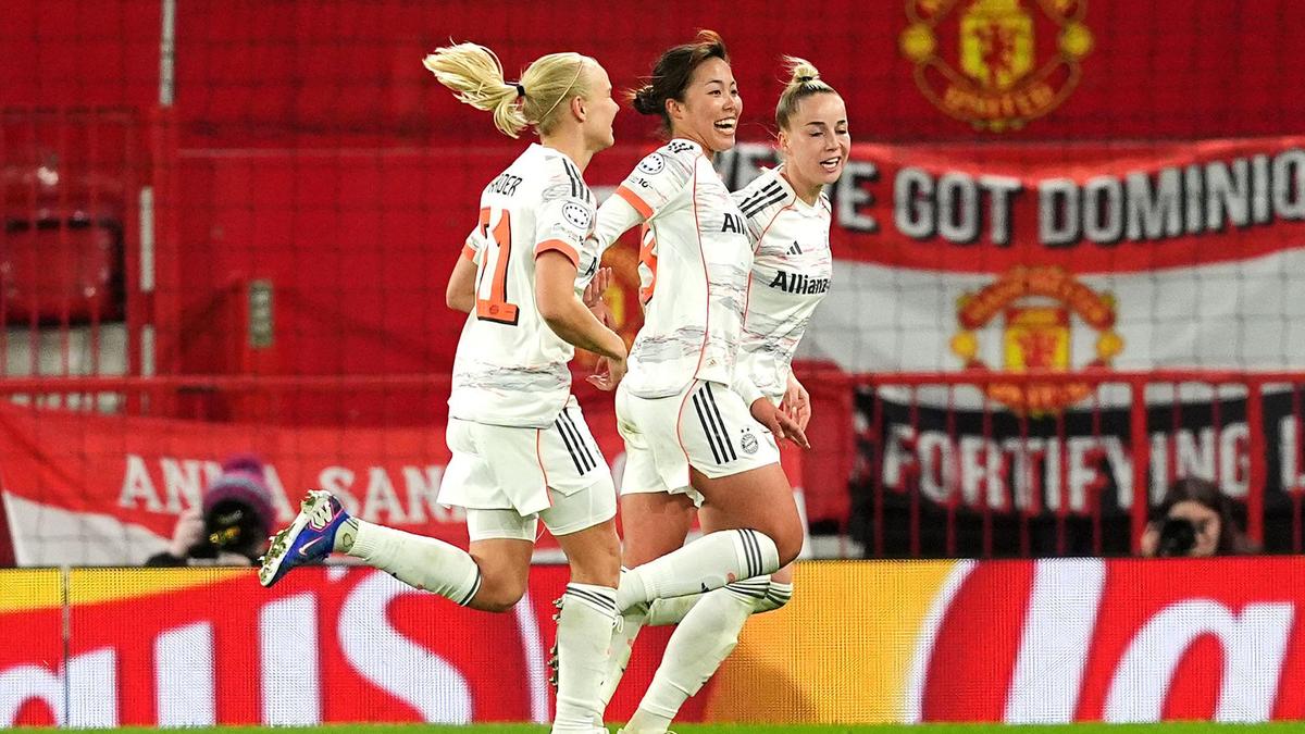 Ligue des champions féminine de l’UEFA — Le Bayern Munich a battu Manchester United 3-2 lors du match aller de son quart de finale