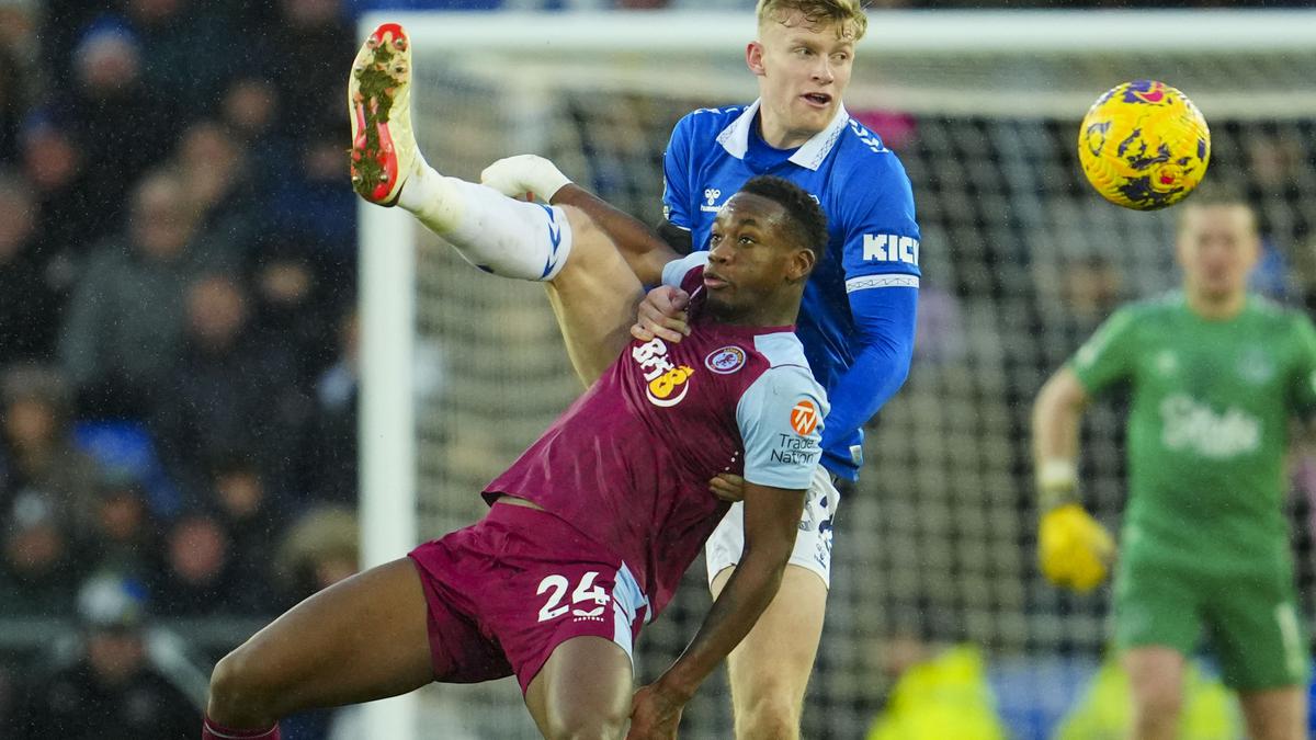 Premier League 2023-24: Aston Villa stays third after 0-0 draw at Everton