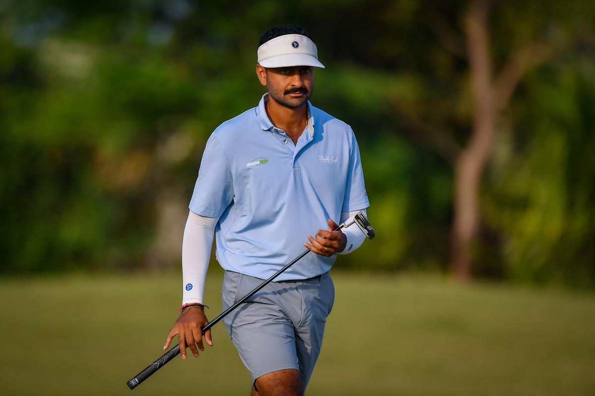 Manav Shah has a bogey free in the second round. 