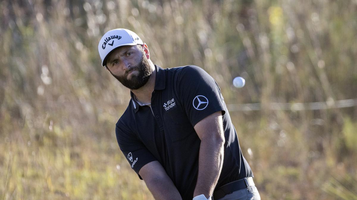 Jon Rahm roars into share of lead at CJ Cup with 62