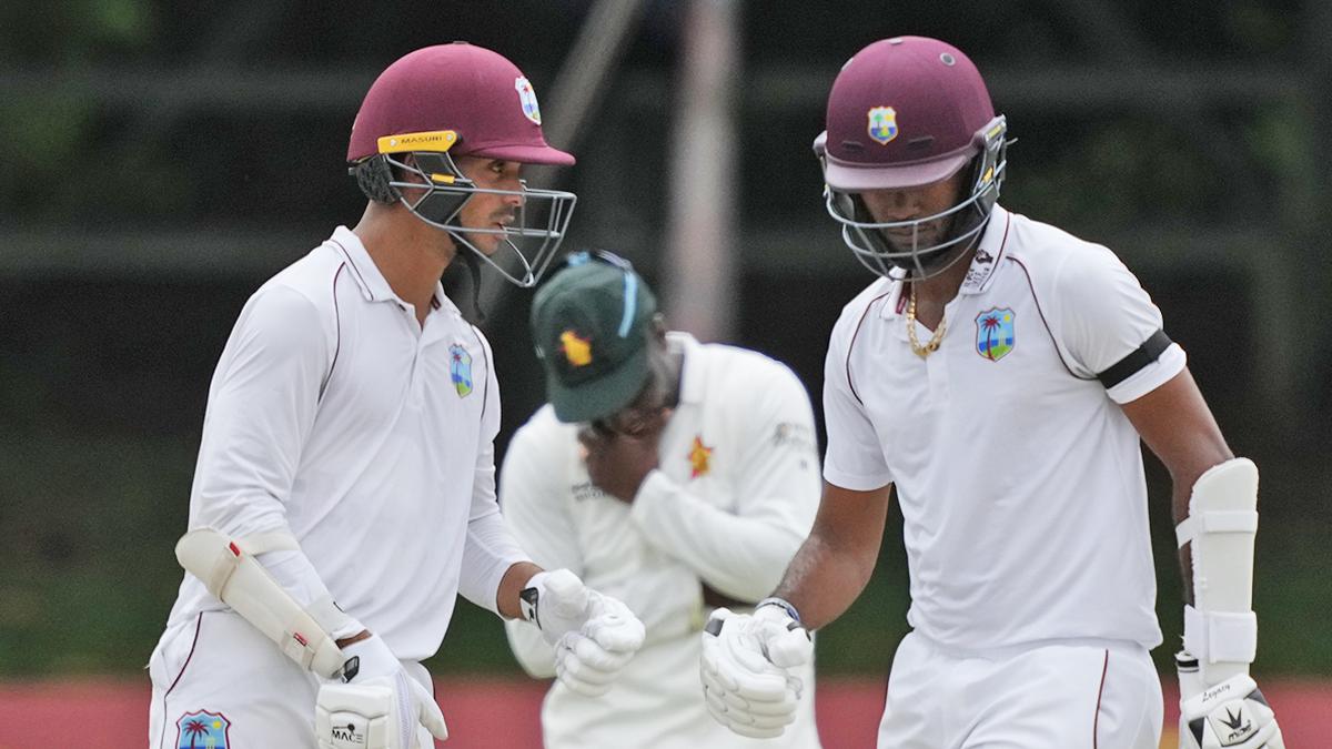 West Indies’ Brathwaite-Chanderpaul become first pair to bat on all five days of a Test match