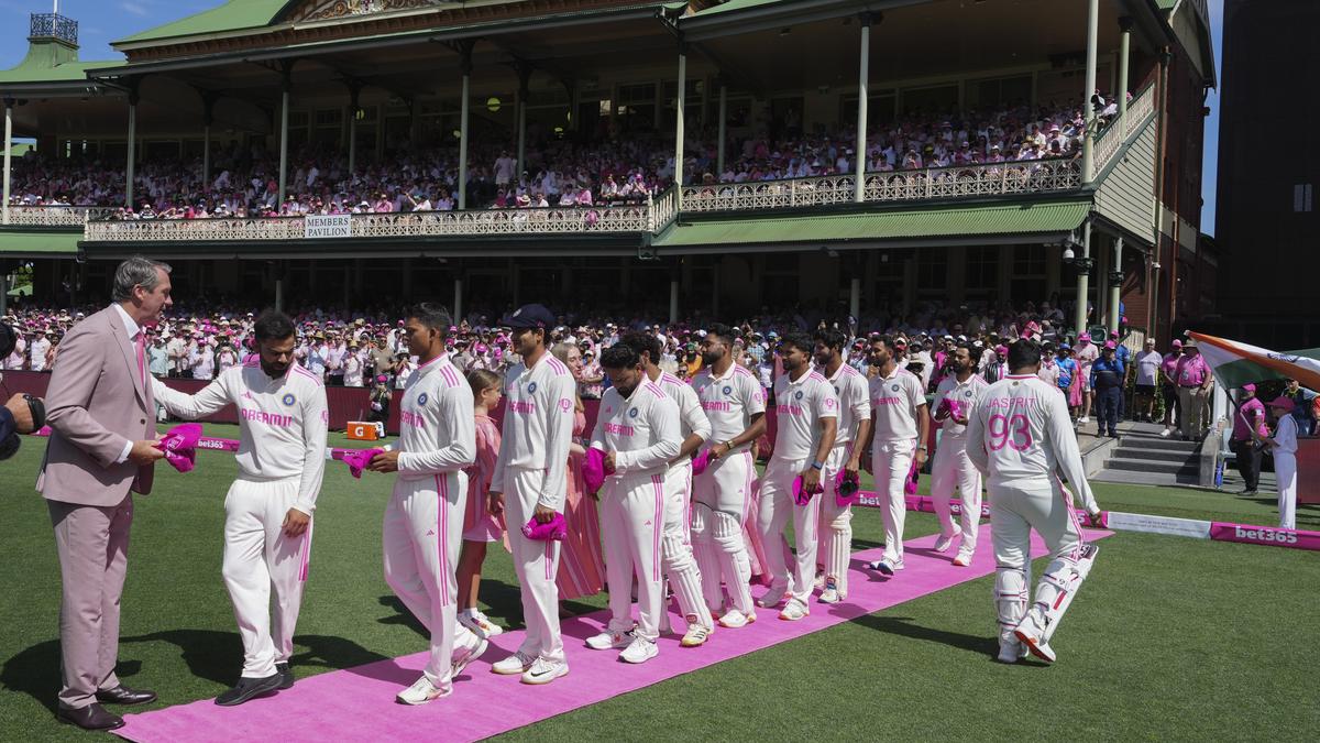 IND vs AUS, 5th Test: Why is India wearing pink kit on day 3?