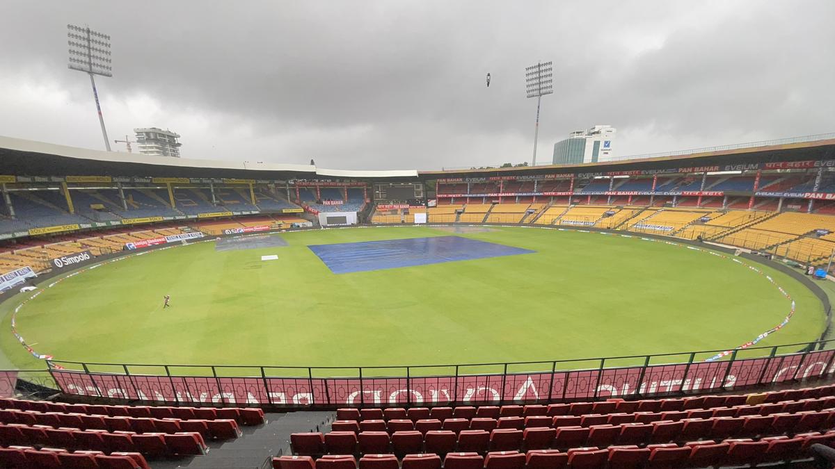 IND vs NZ: Rain stops in Bengaluru; First session washed out of India vs New Zealand first Test