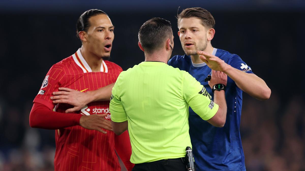 Premier League 2024-25: Referee lost control of Merseyside derby, Van Dijk says