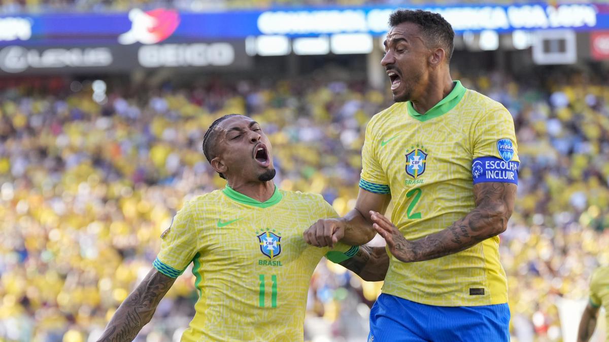 Brazil vs Colombia LIVE score, BRA 11 COL, Copa America 2024 Munoz