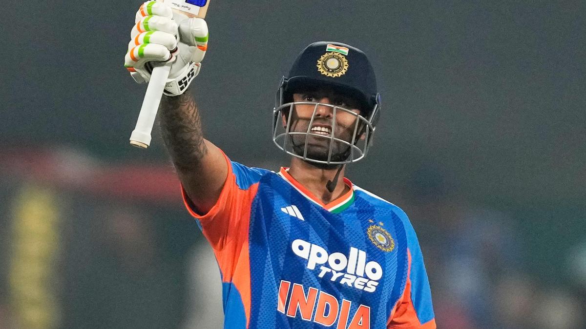 Suryakumar jumps five spots to seventh in latest ICC T20I rankings