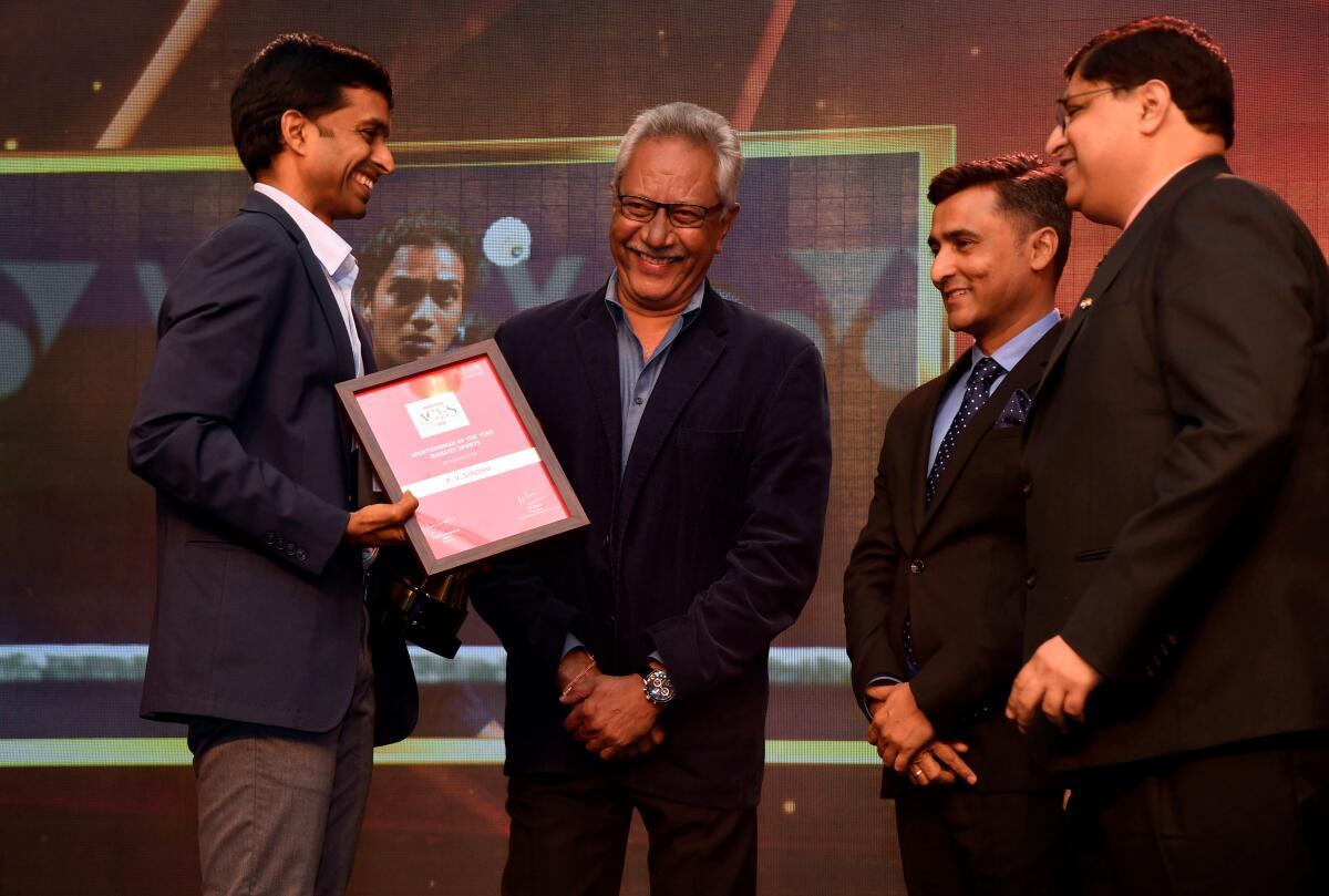 Aunshuman Gaekwad at the Sportstar Aces Awards in 2020