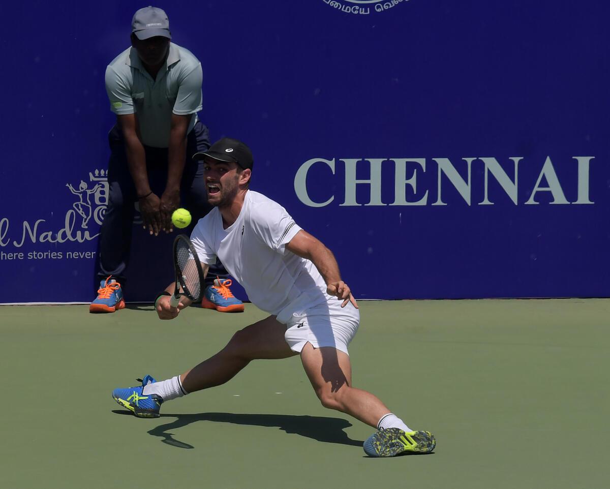 Chennai Open Challenger De Alboran downs Nagal to set up final clash with Purcell