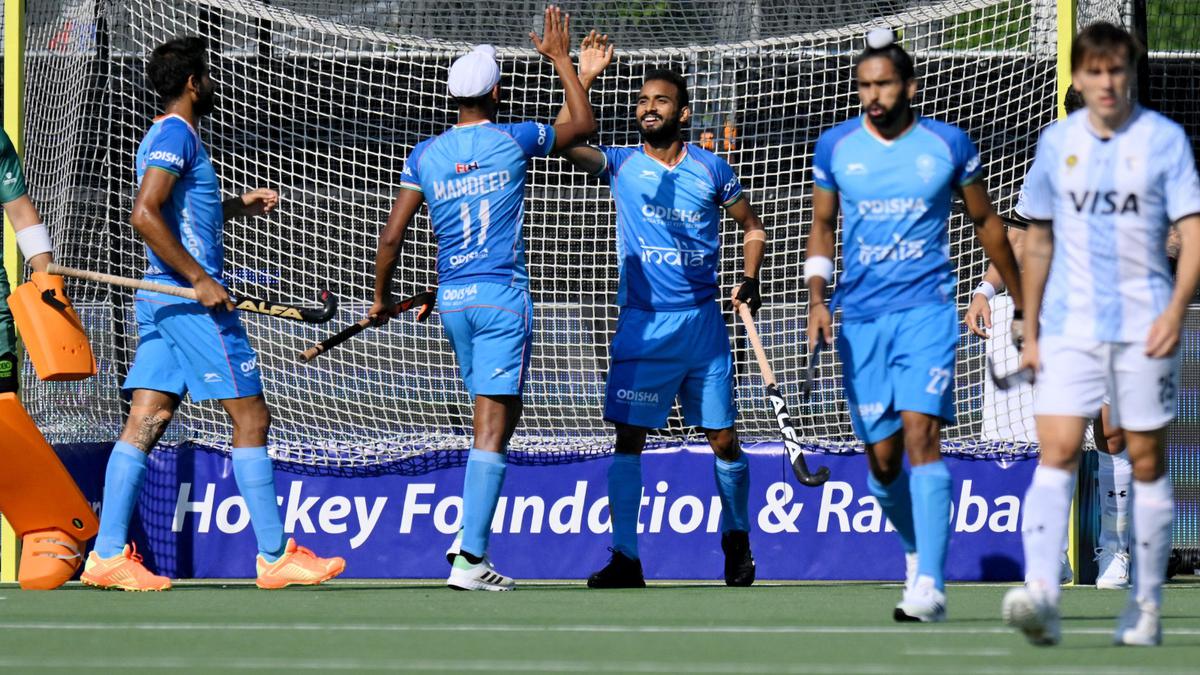 India ends Pro League 2022-23 campaign with a 2-1 win against Argentina