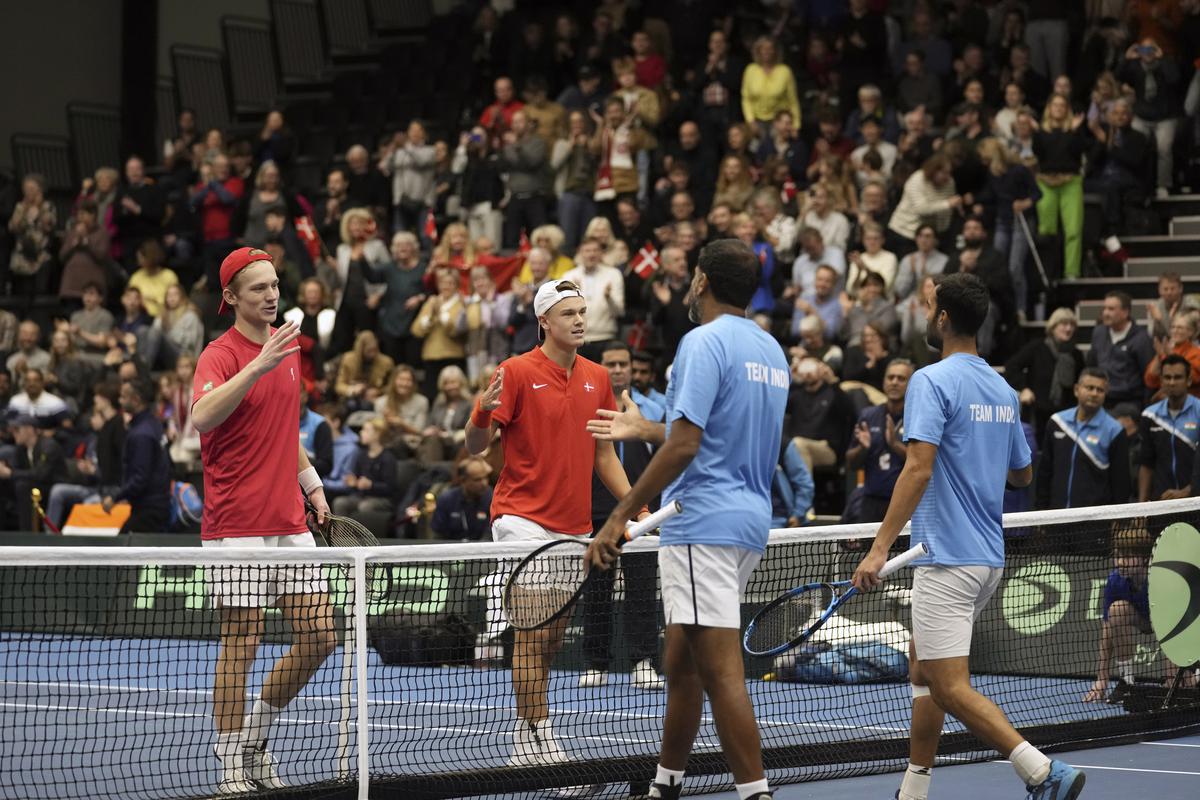 Davis Cup 2023 Rune seals Denmarks play-off win over India