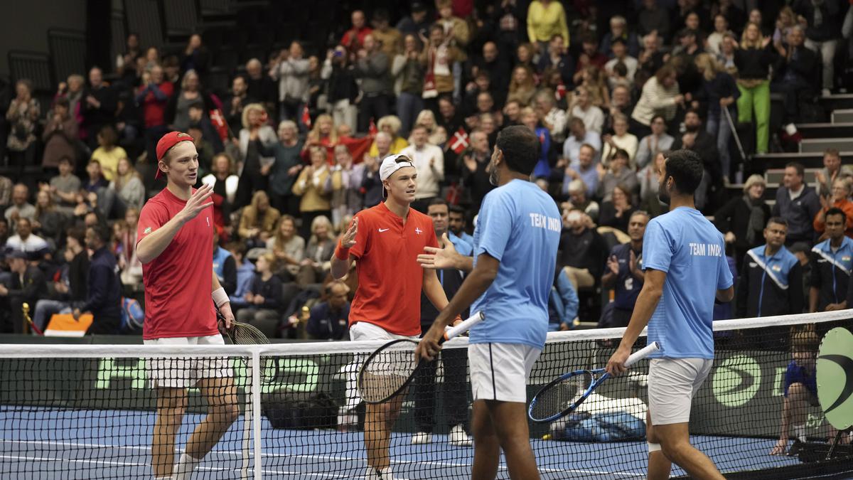 Davis Cup 2023 Rune seals Denmarks play-off win over India
