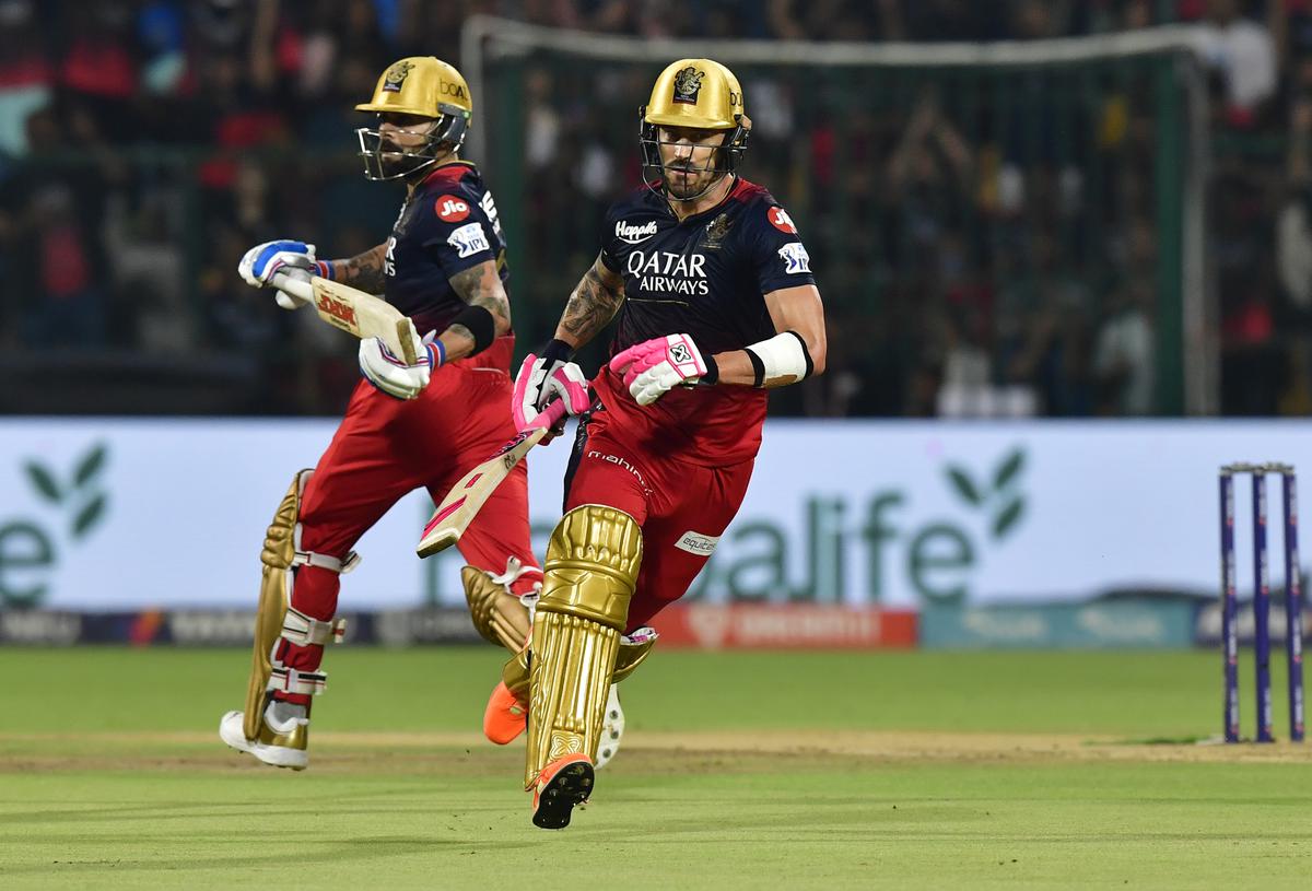 Kicking up a storm: Virat Kohli and Faf du Plessis formed the most successful opening pair of IPL 2023, scoring 939 runs in 14 innings, with five 50-plus and three 100-plus partnerships.