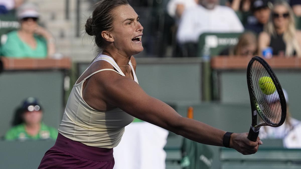 Sabalenka says WTA doing its best to support players amid tensions due to war