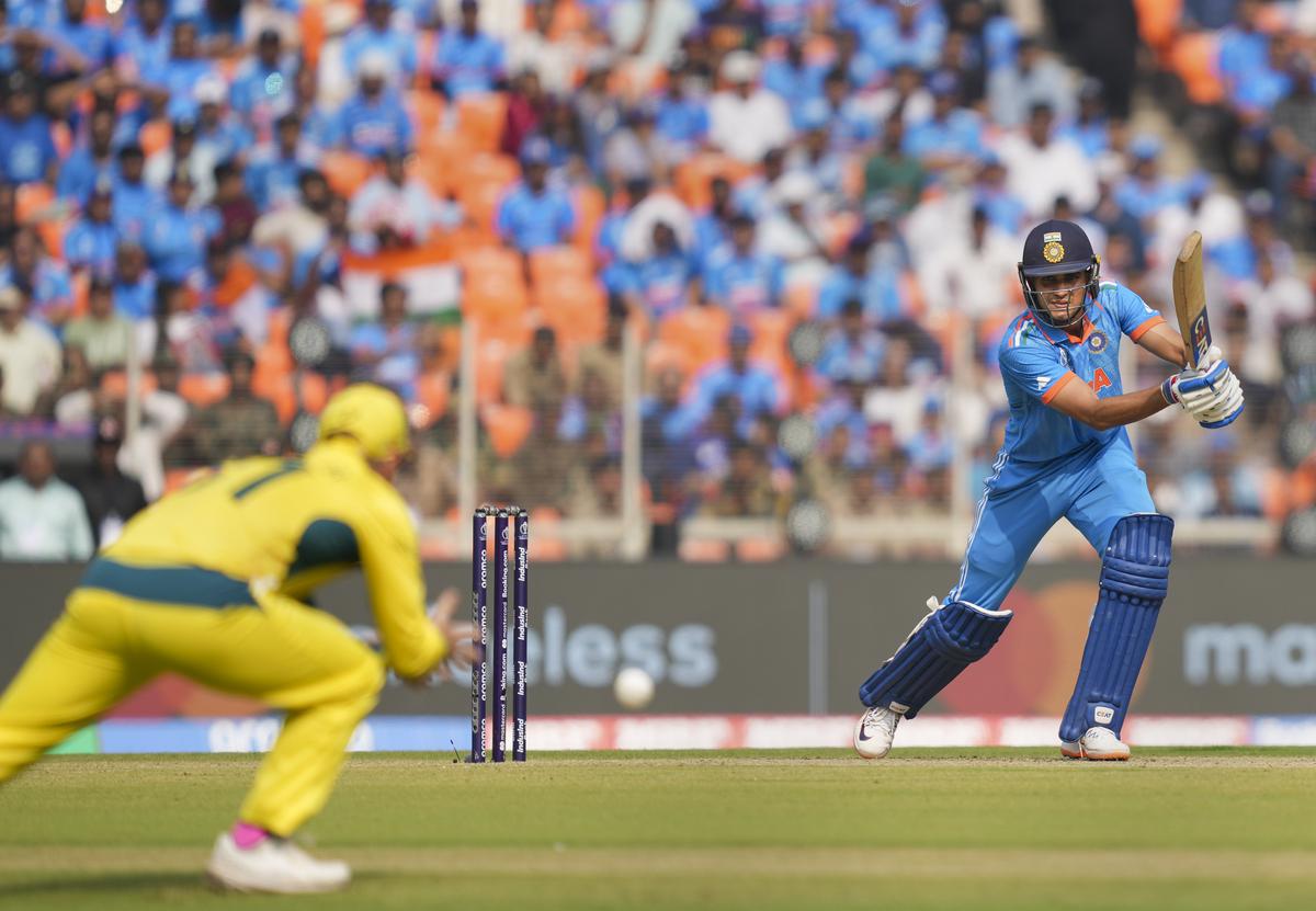 Into the future: Shubman Gill may have had a subdued World Cup campaign by his standards, but the Indian batter is cricket’s next big thing. 