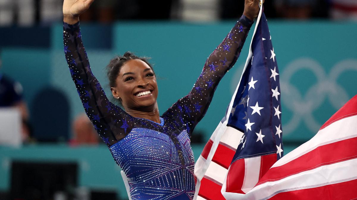 Paris 2024 Olympics Simone Biles Reclaims All Around Crown For Sixth