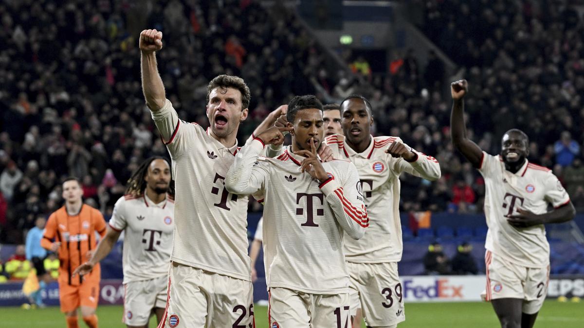 Champions League 2024-25: Olise scores twice as Bayern comes from behind to thrash Shakhtar 5-1