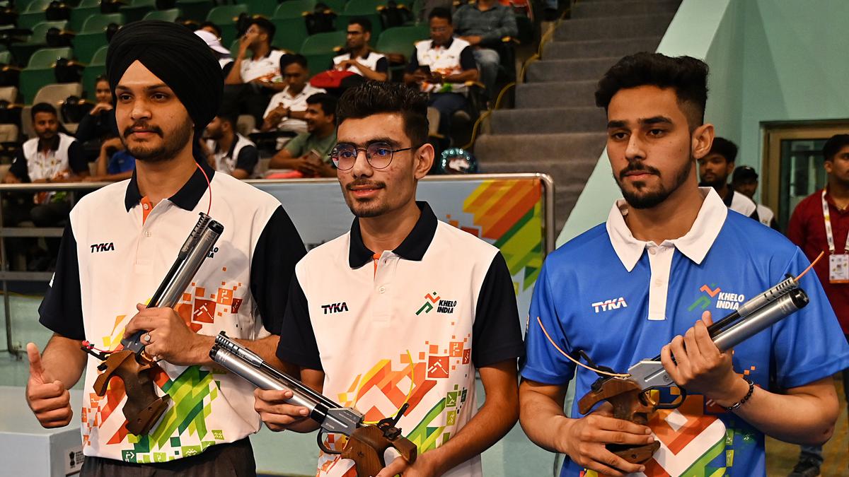 Khelo India University Games 2023: Kamaljeet beats World Cup gold medallist Sarabjot in air pistol final