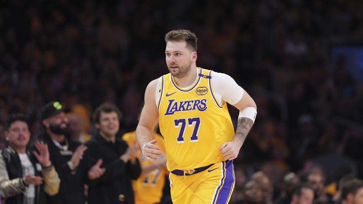 Luka Doncic off the mark as Los Angeles Lakers routs Utah Jazz