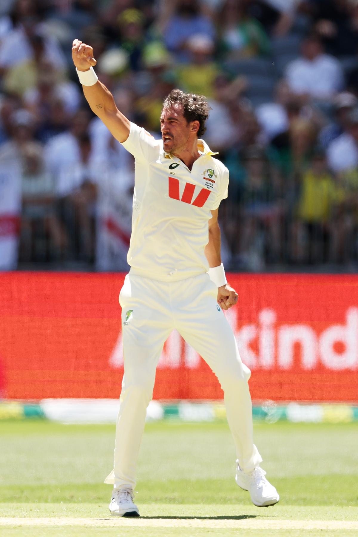Pressure point: Mitchell Starc struck early, sustained pressure, and ensured England was constantly reacting rather than shaping contests.