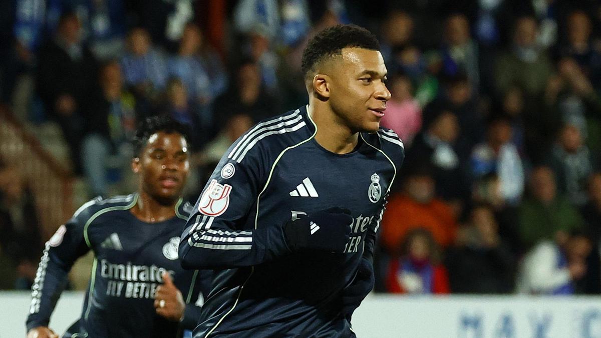 Copa del Rey: Mbappe nears Ronaldo record as Real Madrid survives scare ...