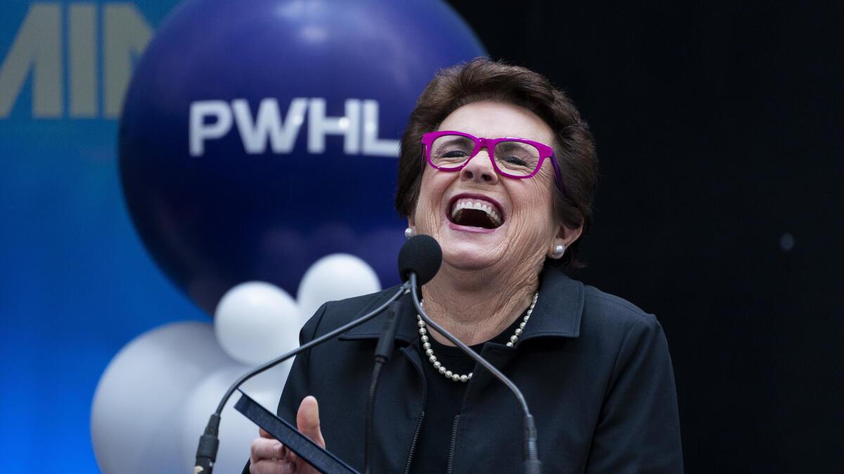 Billie Jean King wants combined tennis World Cup, shirt numbers