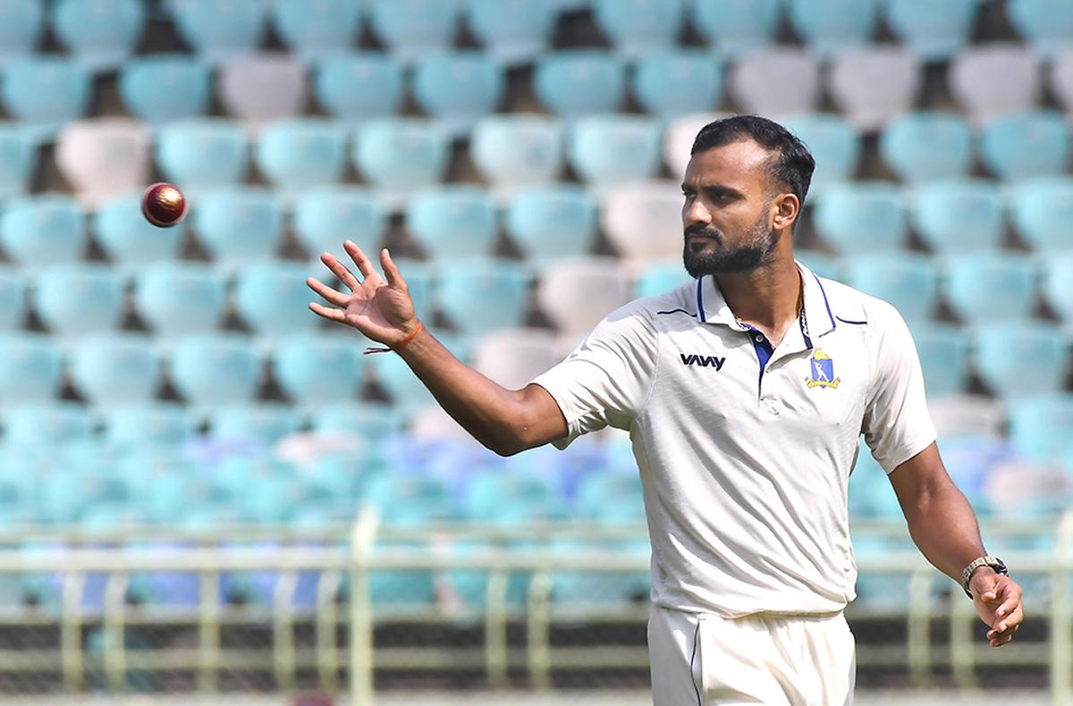 FILE PHOTO: Bengal’s bowler Akash Deep in action. 