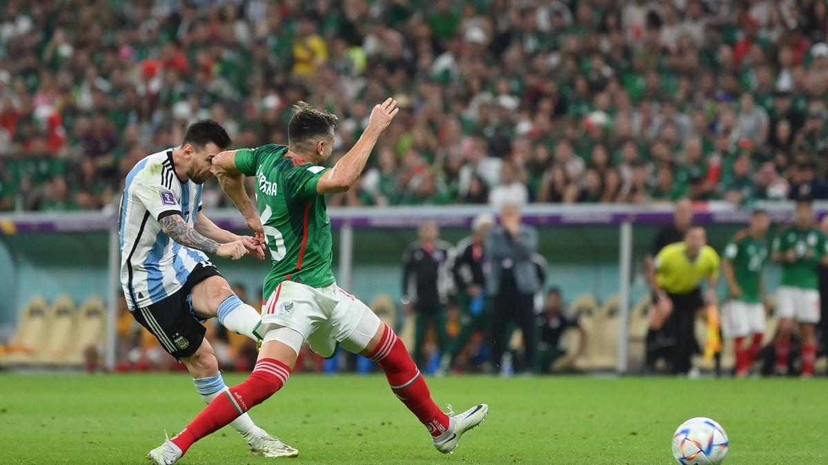 Messi equals Maradona FIFA World Cup goal tally after strike against Mexico