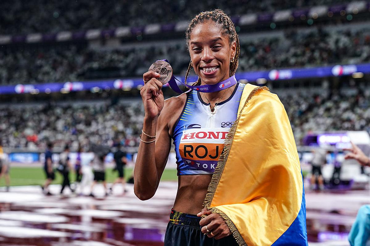 Venezuelan triple jumper Yulimar Rojas returned to the pit after two years and secured a bronze medal at the World Championships. 