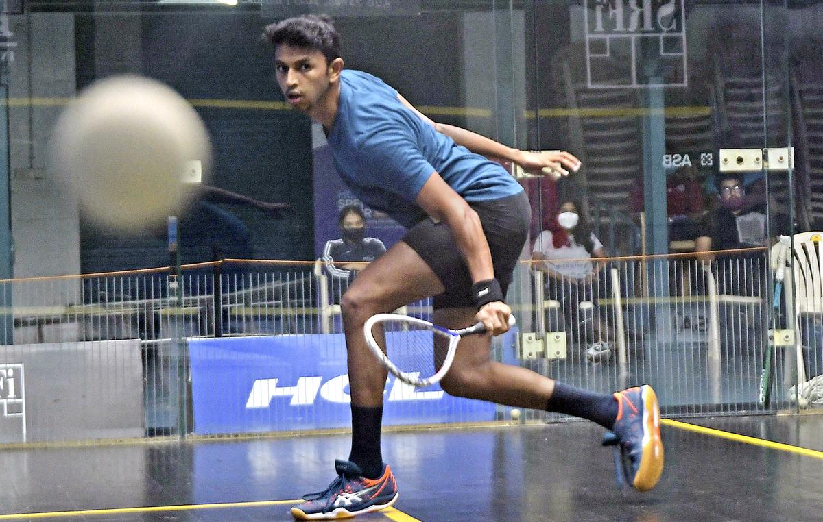 FILE PHOTO: Like Joshana, more competitive minutes on court, may do good to Velavan who will play Veer in the semifinals.