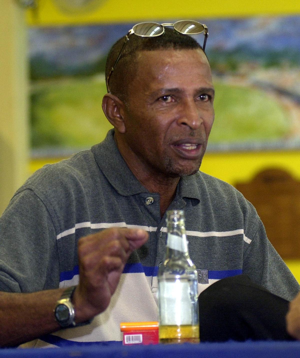 Bernard Julien during an interview for The Sportstar in Port of Spain in 2002. 