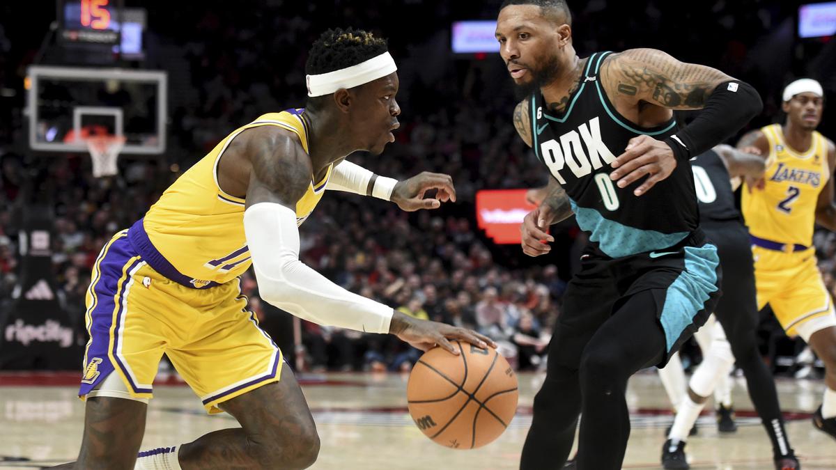 NBA: Damian Lillard scores 40 as Blazers blitz Lakers