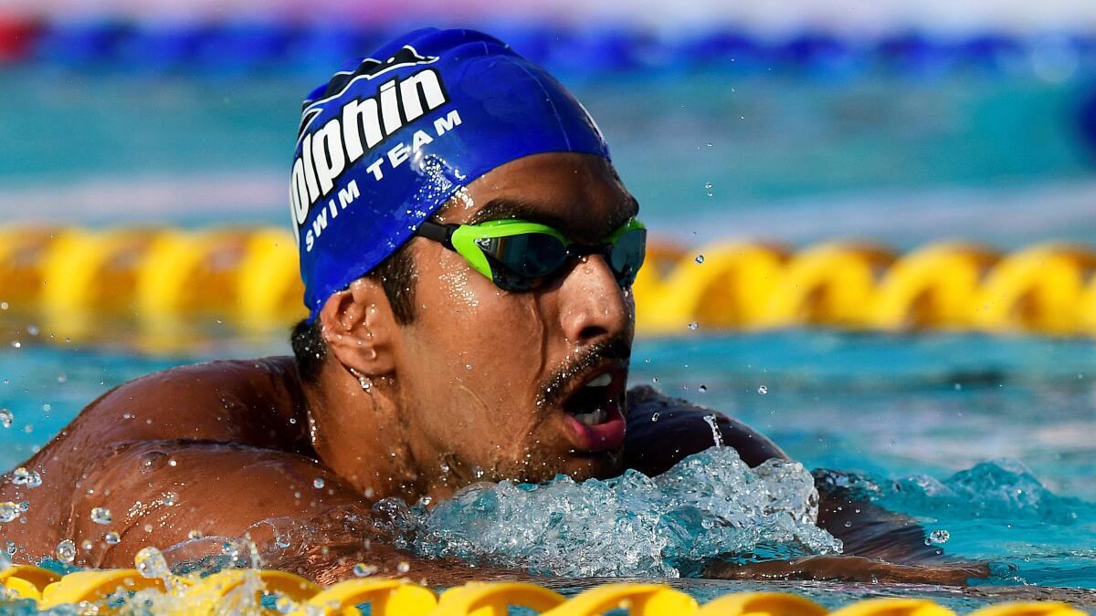 Srihari Nataraj finishes 31st in 200m backstroke at World Swimming ...