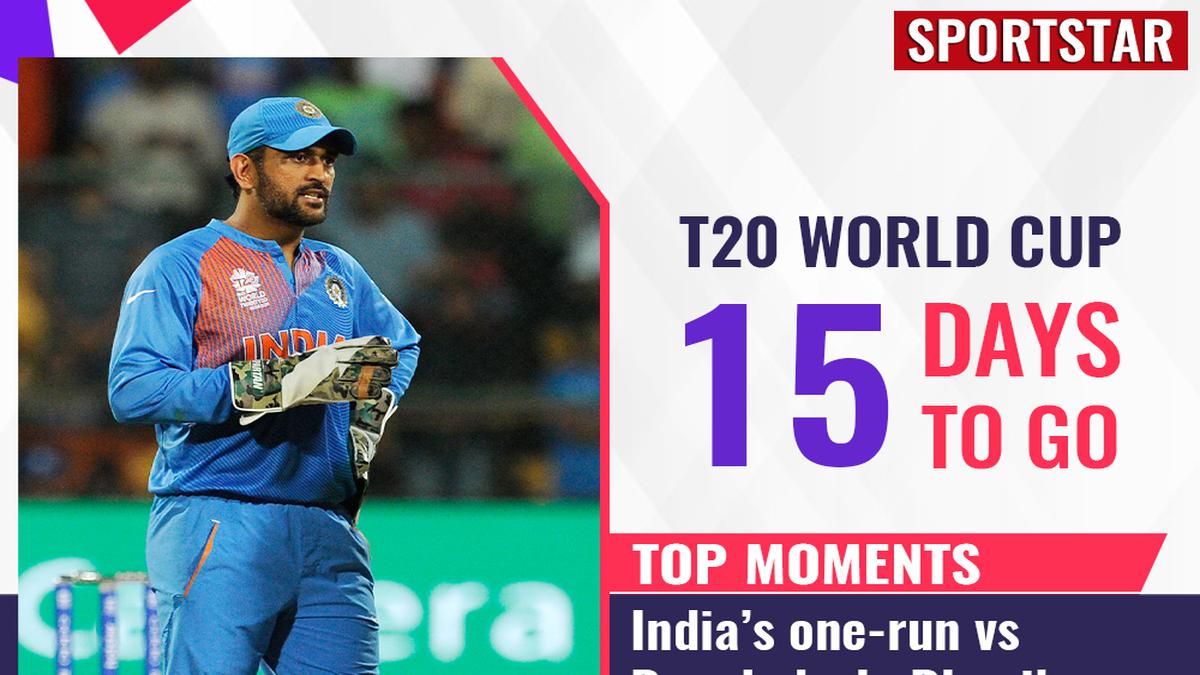 T20 World Cup, 15 days to go: Top moments - Dhoni’s last-ball run out stuns Bangladesh by one run in Bengaluru