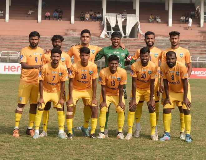 The Kerala team that won Group II of the Santosh Trophy qualifying tournament.