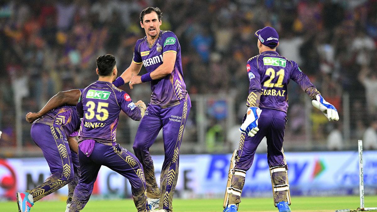 Mitchell Starc wins Player of the Match award in IPL 2024 Final