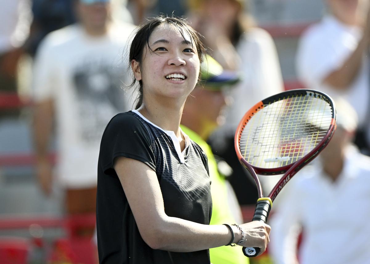 Aoi Ito, do Japão, sorri depois de vencer a segunda rodada sobre Jasmine Paolini da Itália, no torneio de tênis do National Bank em Montreal, terça -feira, 29 de julho de 2025. Aoi Ito, do Japão, sorri depois de vencer a segunda rodada sobre Jasmine Paolini da Itália, no torneio de tênis do National Bank em Montreal, terça -feira, 29 de julho de 2025.