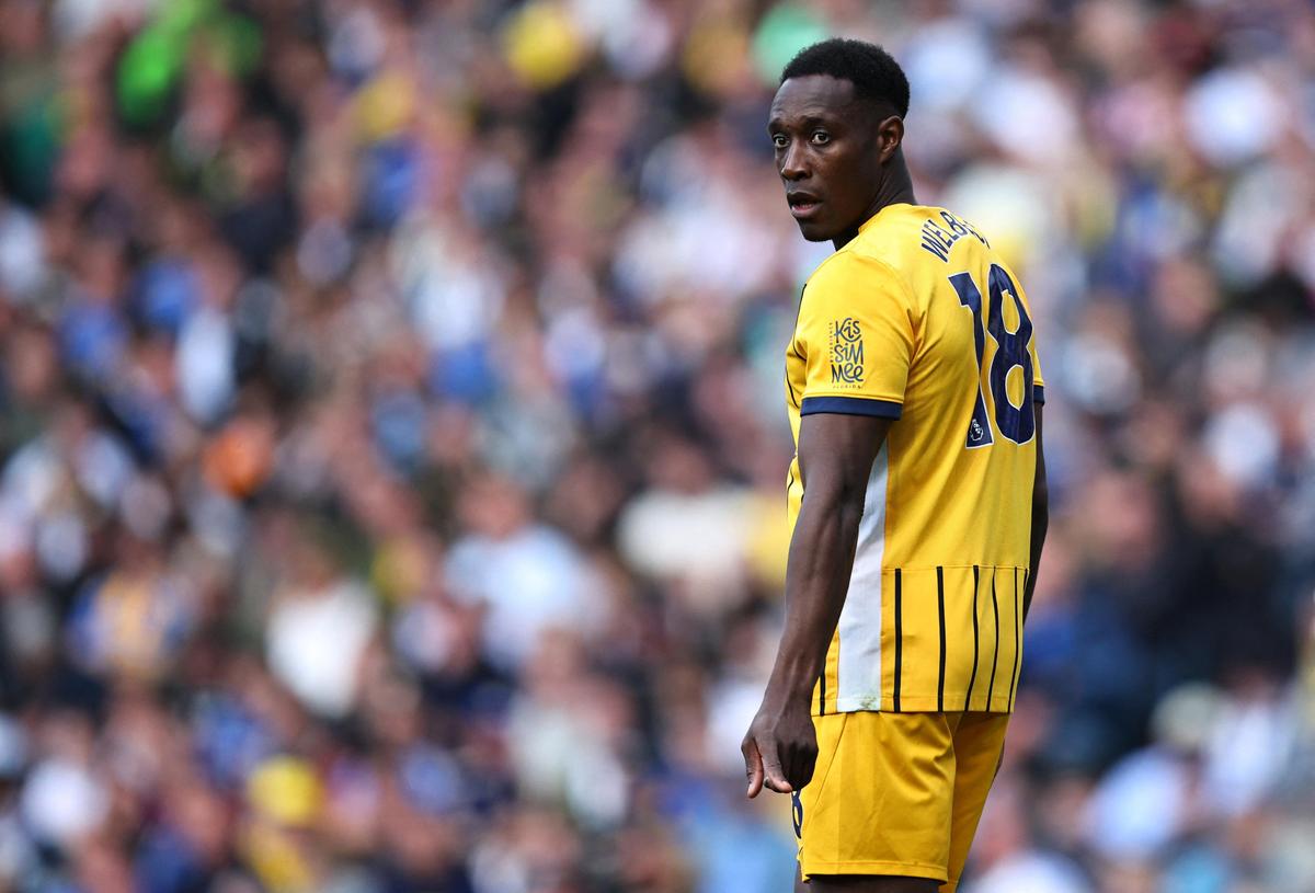 Danny Welbeck de Brighton & Hove Albion a également raté le but malgré sa forme de but.