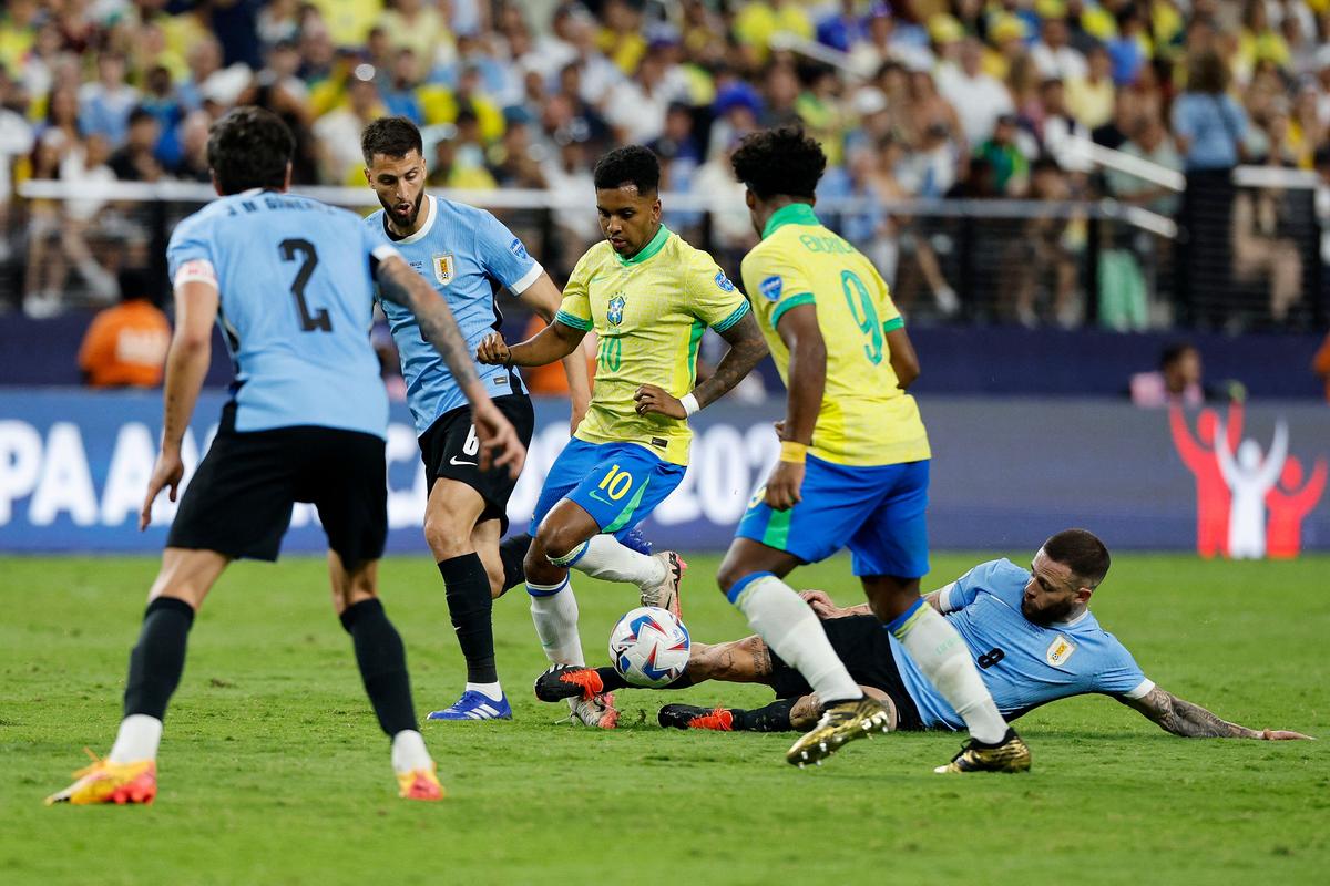 Copa America 2024: Uruguay racks up most fouls in quarterfinal against  Brazil - Sportstar