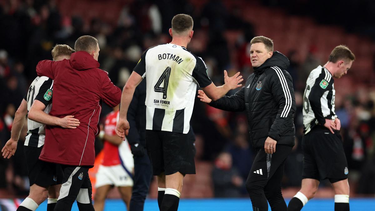 League Cup 2024-25: Howe says tie still alive, despite Newcastle win at Arsenal