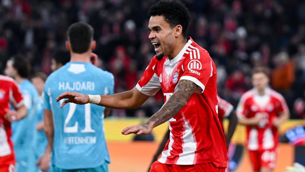 Dois gols de Kane e um hat-trick de Diaz ajudam o Bayern a derrotar o Hoffenheim de 10 jogadores por 5 a 1 Dois gols de Kane e um hat-trick de Diaz ajudam o Bayern a derrotar o Hoffenheim de 10 jogadores por 5 a 1