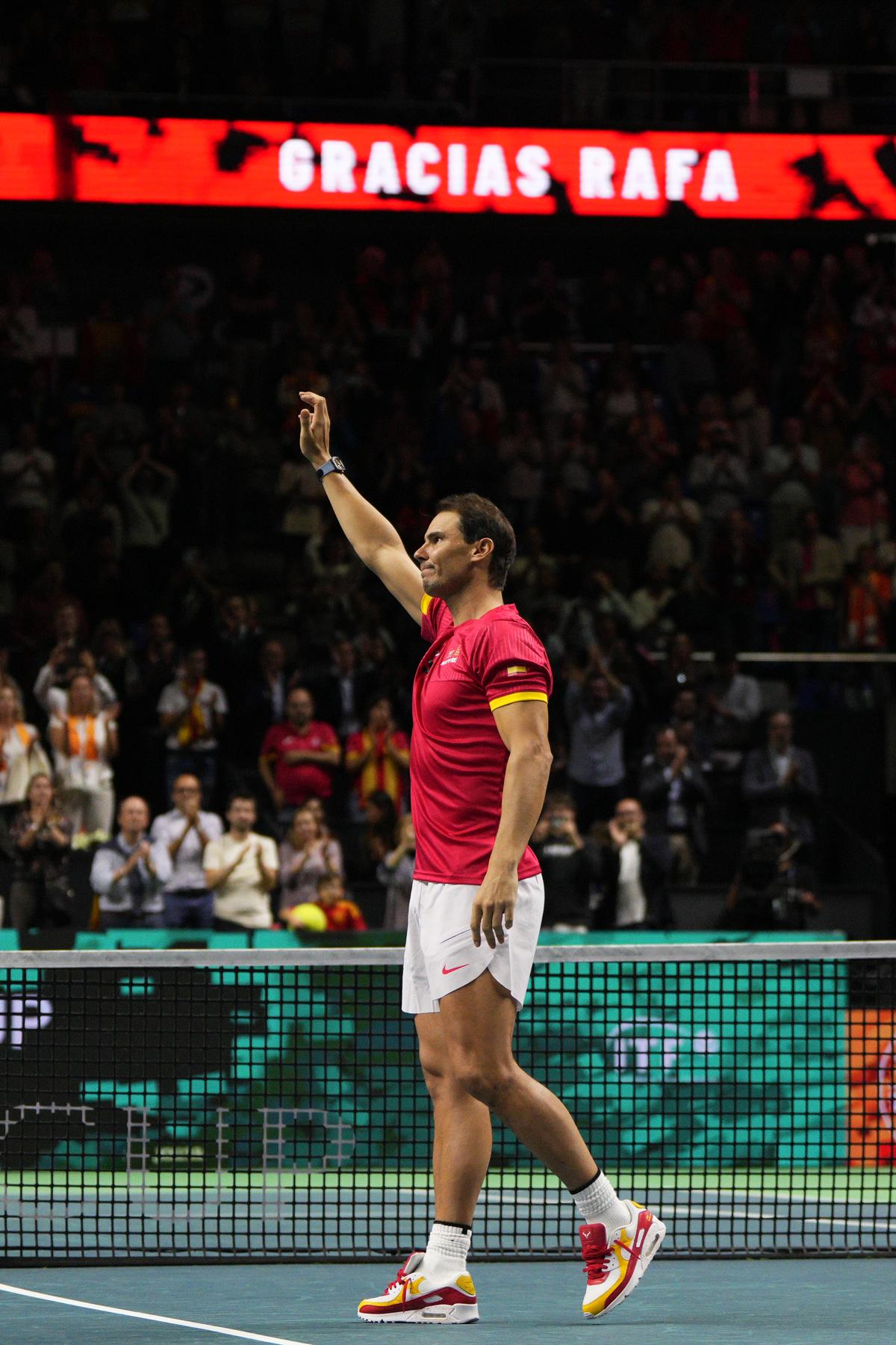 End of an era: The 38-year-old bid adieu to the sport in the 2024 Davis Cup, where he played the final match of his career, losing to Dutchman Botic van de Zandschulp in straight sets.