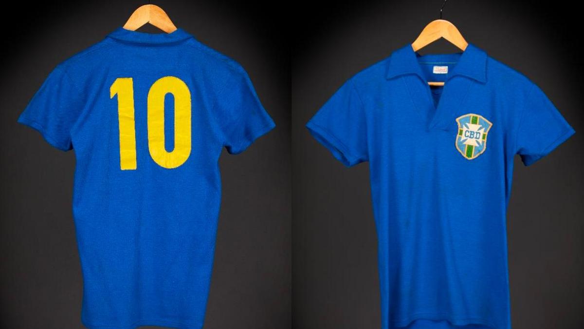 A l’approche de la Coupe du Monde, le dernier maillot de Pelé datant de 1958 sera vendu aux enchères